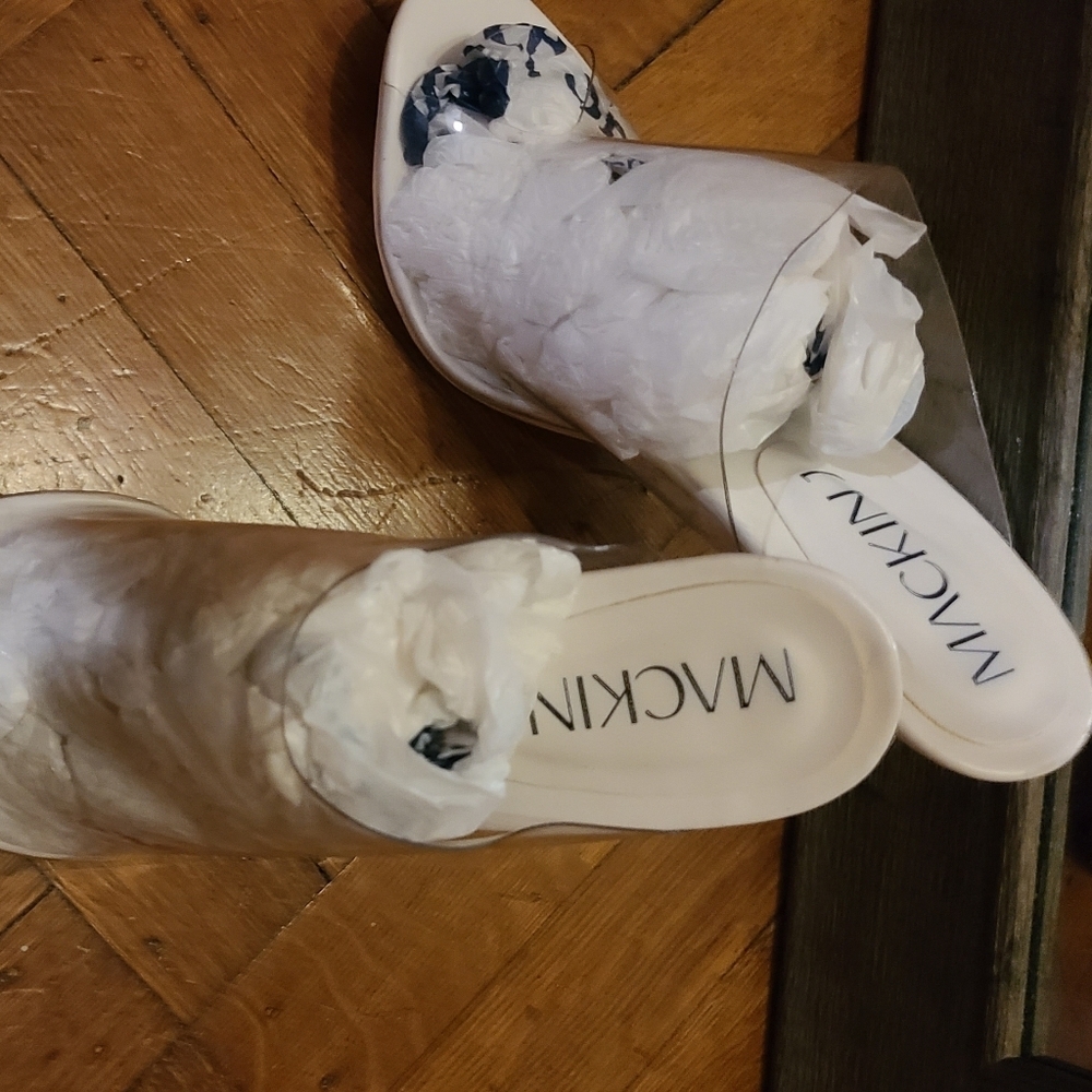 Gorgeous Heeled Slide Slip Ons 7.5 Mackinj Heels Hp🔥🔥🔥🔥